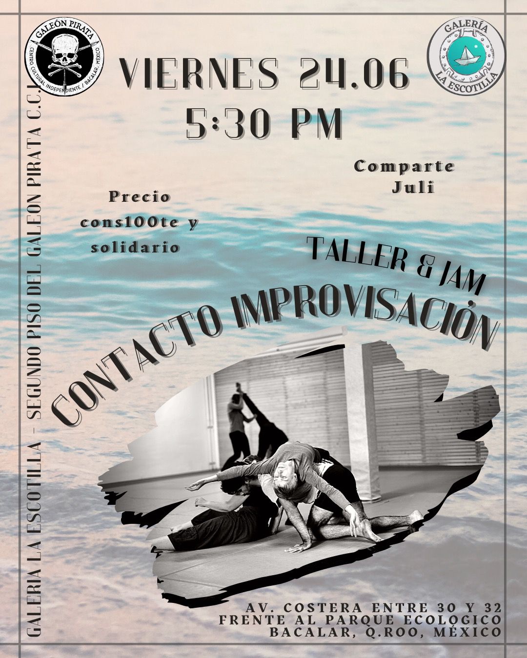 Taller & Jam Contacto Improvisación (Danza)