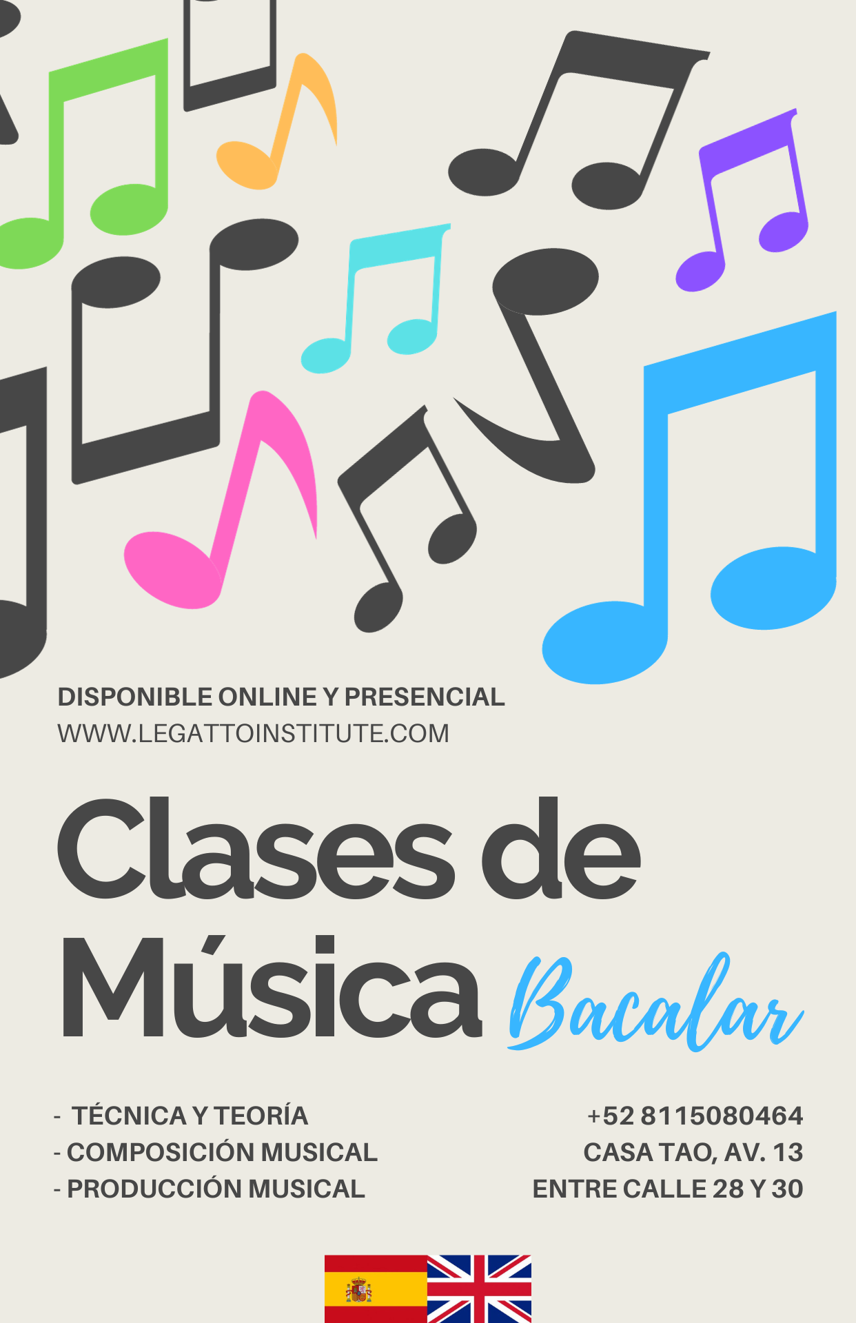 Clases de Música (Inglés y Español)