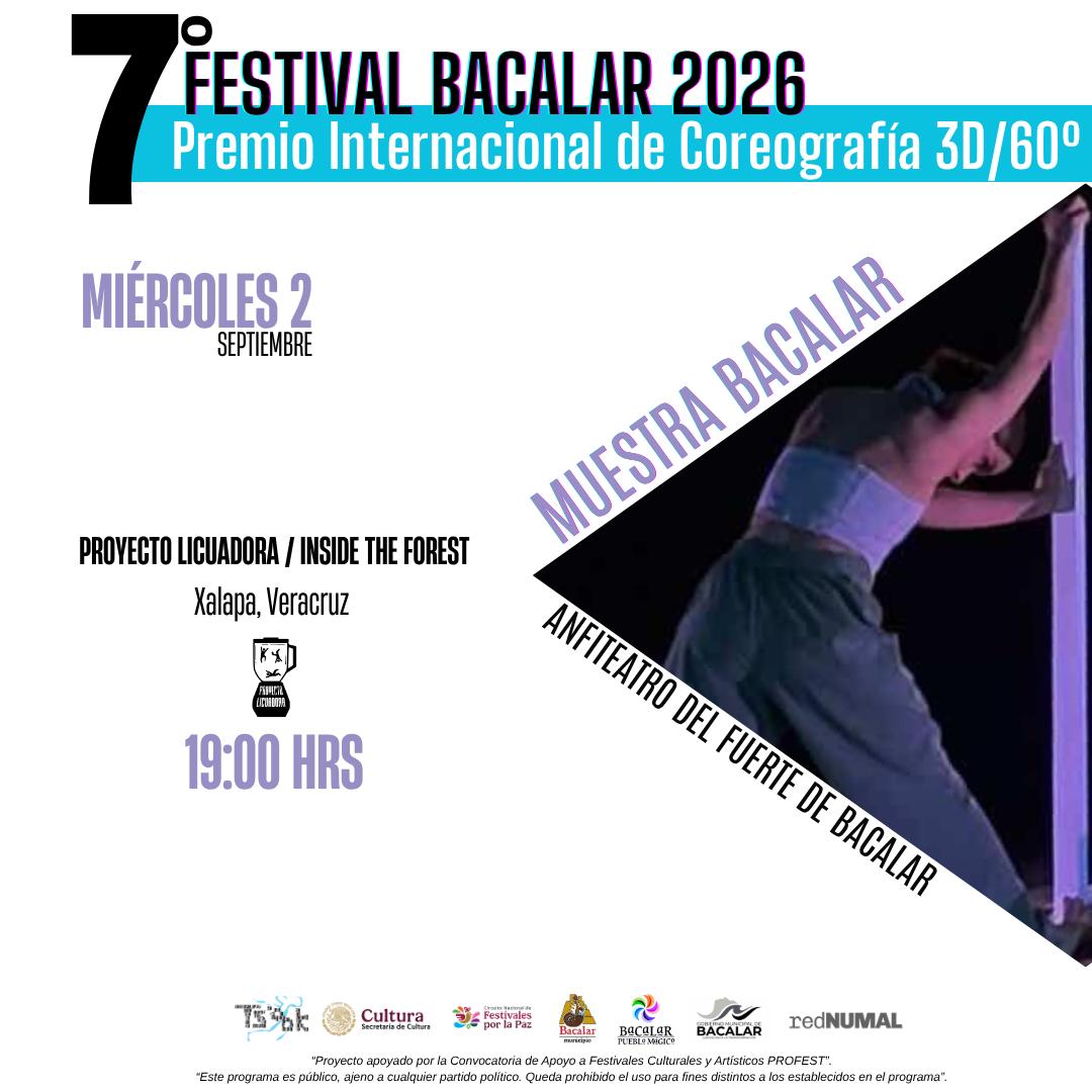 Muestra Bacalar x Festival Coreografía 3D/60